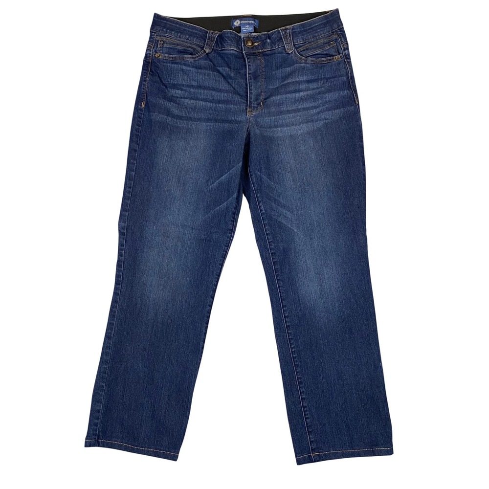 Democracy Straight Leg Jeans in Dark Blue Wash